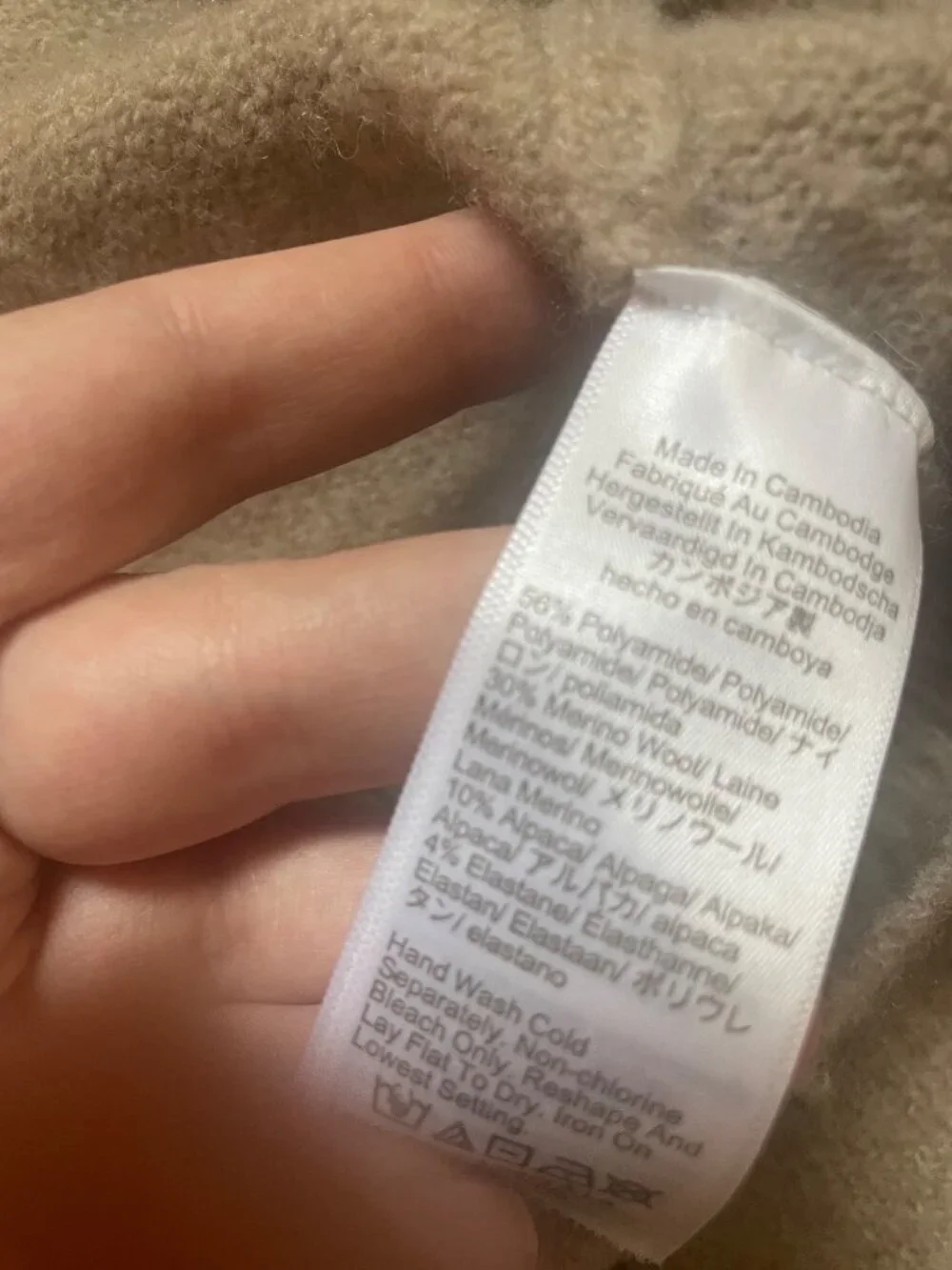 J. Crew 30% wool